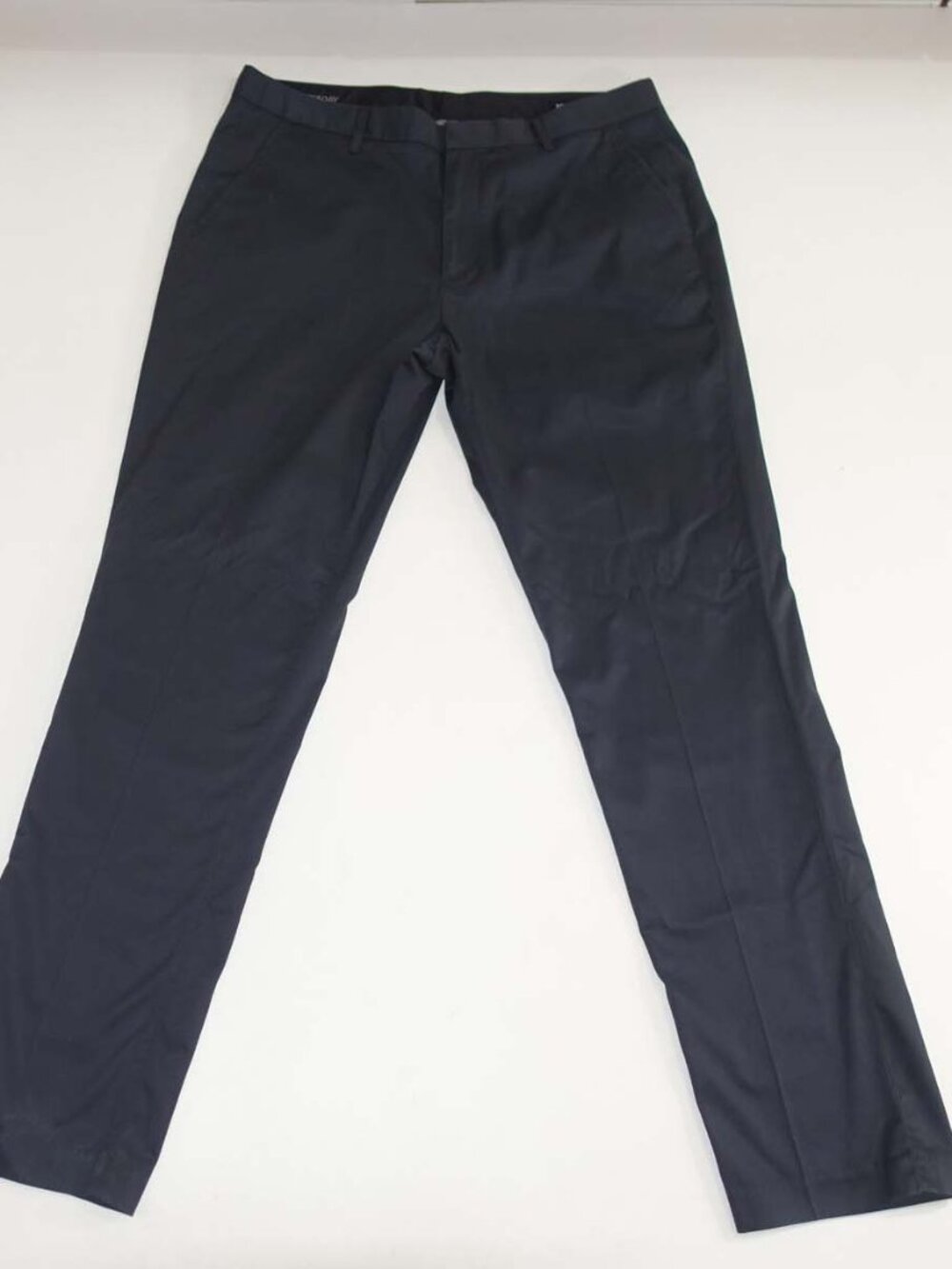 Bonobos Men's Weekday Warrior Dress Pants 36 x 34 Navy Blue Athletic Fit Cotton